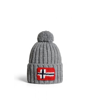Accessoires Napapijri Semiury Bobble Muts in Grijs