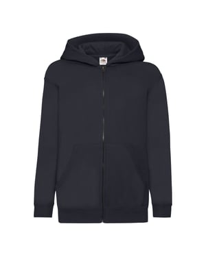 Fruit Of The Loom Kinderen / Kinder Unisex Sweatshirt met capuchon (Donker Marine)