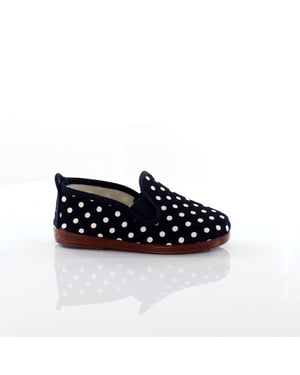 Flossy Style Gallur Navy/White Plimsolls