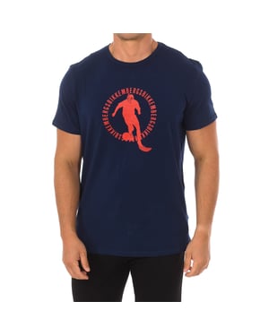 PUPINO Herren-Kurzarm-Rundhals-T-Shirt BKK1MTS02