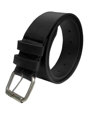 Kruze Heren Zwart Leren Riem