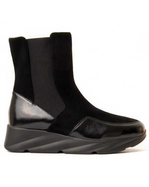 Montevita Wedge Ankle Boot Calig2 i Svart