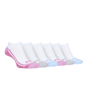 JEEP - 6 Pairs Ladies Performance Poly Low Ankle Length Trainer Socks