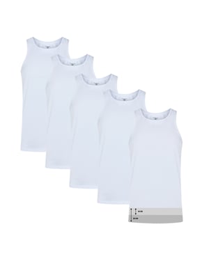 Cappuccino Italia 5-pack onderhemd