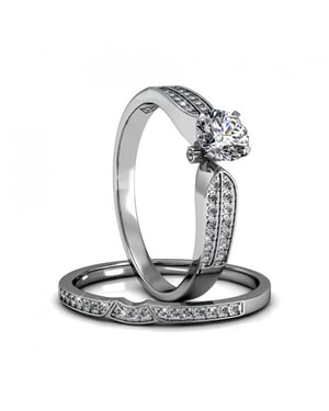 Kejsarinnans ring - silver och kristall