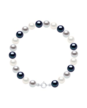 Armband van Echte Cultiveerde Zoetwaterparels Rond 6-7 mm