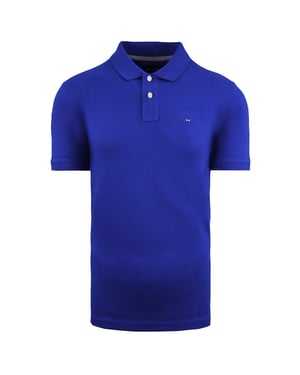 Eden Park Paris Katoen Heren Blauw Poloshirt
