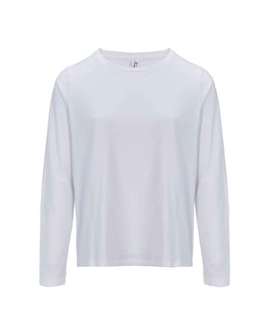 SOLS Dames/Dames Monarch T-shirt met lange mouwen (Wit)