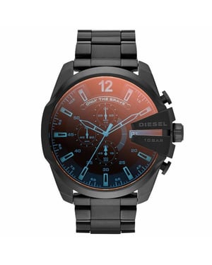 Diesel DZ4318 Mega Quartz Roestvrijstalen Herenhorloge
