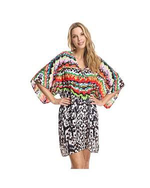Women's V-neck caftan W231195