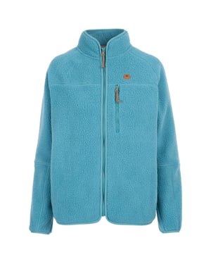 Trespass Dames/Dames Quake Leren Biezen Fleece Jas (Storm Blauw)