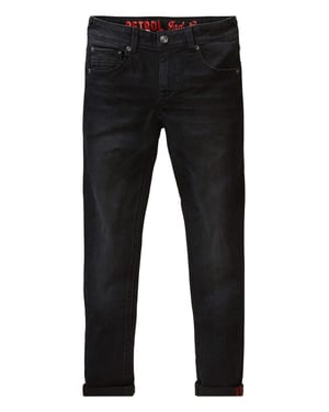 Petrol Industries - Jongens Nolan Narrow Fit Jeans - Zwart