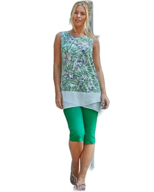 Stretch Knee Length Shorts