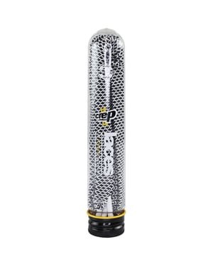 Crep Protect De Ultieme Platte Wit/Zwarte Schoenveters