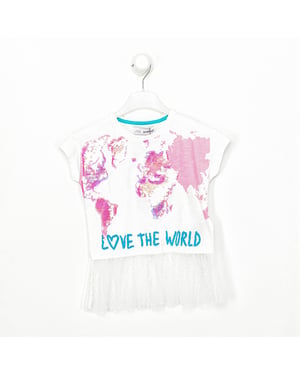 Meisjes-T-shirt met korte mouwen en ronde hals 20SGTK23