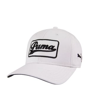 Puma Grafisch Logo Wit Verstelbaar Heren Greenkeeper Cap 908356 05