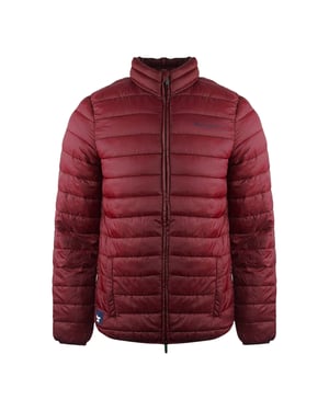 Aquascutum London Logo Bordeaux Röd Aktiv Jacka