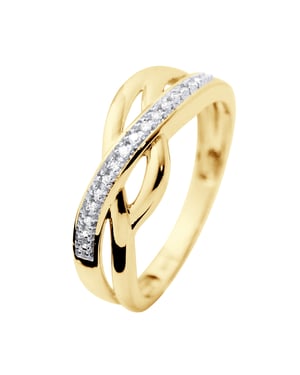 Alliance Diamonds 0.040 Cts Yellow Gold