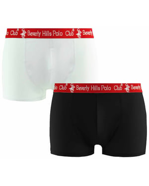 Beverly Hills Polo Club Mens 2-Pack Trunks