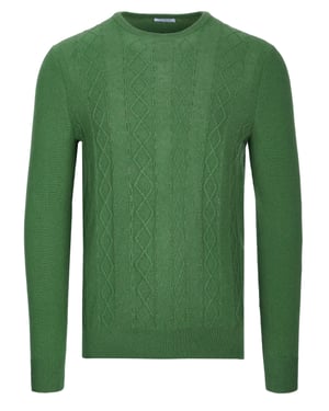 Malo Optimum kasjmier trui groen