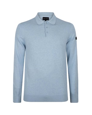 PRESLY & SUN Brad long sleeve knitted polo