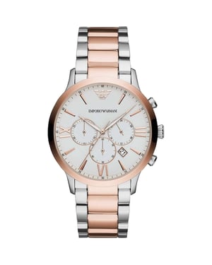 Emporio Armani AR11209 Giovanni Chronograaf Witte Wijzerplaat Herenhorloge