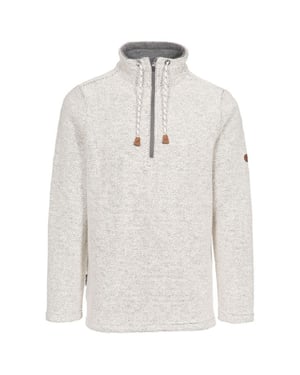 Trespass Heren Falmouthfloss Sweatshirt (Gebroken wit)