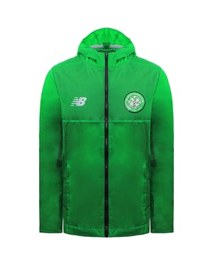 New Balance Celtic FC Kids Green Rain Jacket