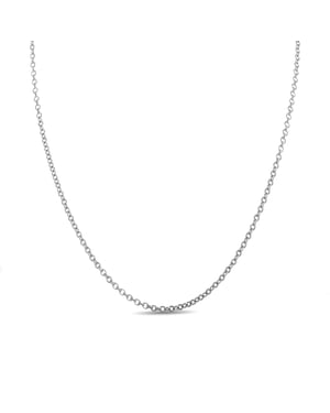 Luxenter 925 sterling zilveren ketting met gerhodineerde afwerking
