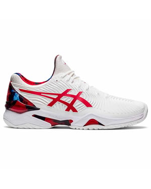 Asics Court FF Novak L.E. Mens White Tennis Trainers