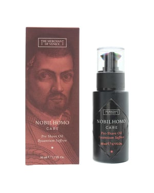 The Merchant Of Venice Nobil Homo Care Byzantium Saffron Pre-Shave Oil 50ml