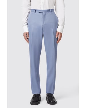 Buscot Slim Fit Blue Trousers