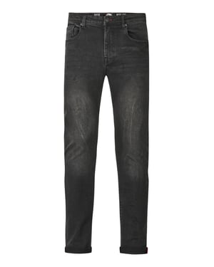 Petrol Industries - Heren Nash Narrow Fit Jeans  - Zwart