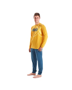 Winter pajamas long sleeve round neck MU1 men