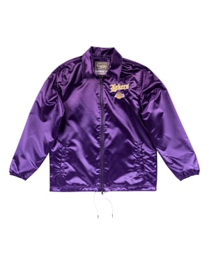 Mitchell & Ness Los Angeles Lakers NBA Old English Faded Satin Jacket
