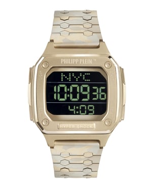 Philipp Plein Hyper $hock Herrklocka i Guld PWHAA1021