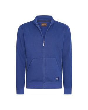 Cappuccino Italia Tröjor Fleece Zip Jack Blå
