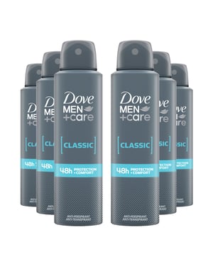 Men+Care Classic Antiperspirant 'Deo' 150ml, 6 Pack