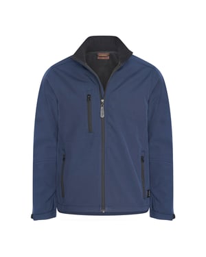 Cappuccino Italia Softshell zip jacket navy
