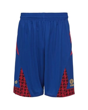 Adidas Frankrijk Internationale Replica Heren Blauwe Shorts