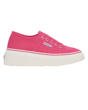 Superga Womens/Ladies 2287 Bubble Line Trainers (Fuchsia Pink/Avorio)