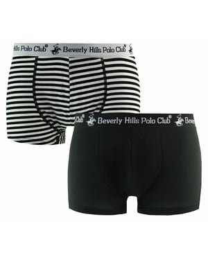 Beverly Hills Polo Club Mens 2-Pack Trunks