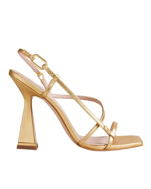 Ted Baker Cayena Womens Gold Heeled Sandals