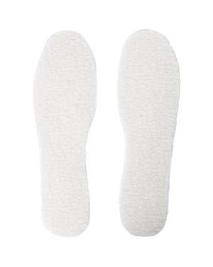 Trespass Bearfeet Sherpa Gevoerde Inlegzolen (Wit)