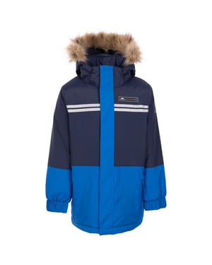 Trespass Childrens/Kids Laytone Raincoat (Navy Blue)