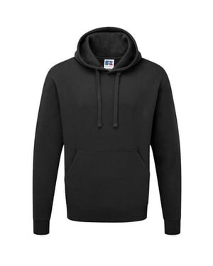 Russell Färg Mens Hooded Sweatshirt / Hoodie (Svart)