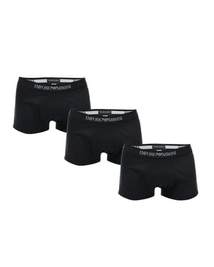 Heren boxershorts van Armani in een 3-pack in zwart