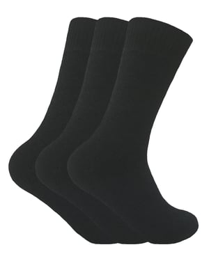 3 Pairs Mens Padded Sole Winter Warm Thermal Wool Walking Boot Socks