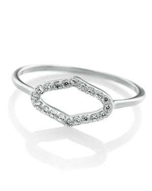 Orphelia 'Normandië' Dames 925 Sterling Zilveren Ring - Zilver ZR-7574