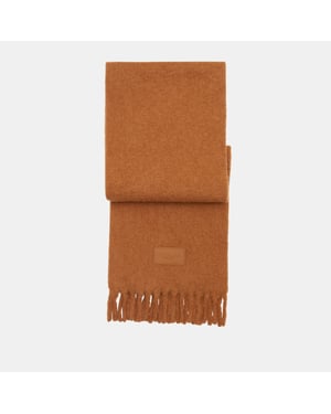 Coach Rubber Patch Brushed Muffler